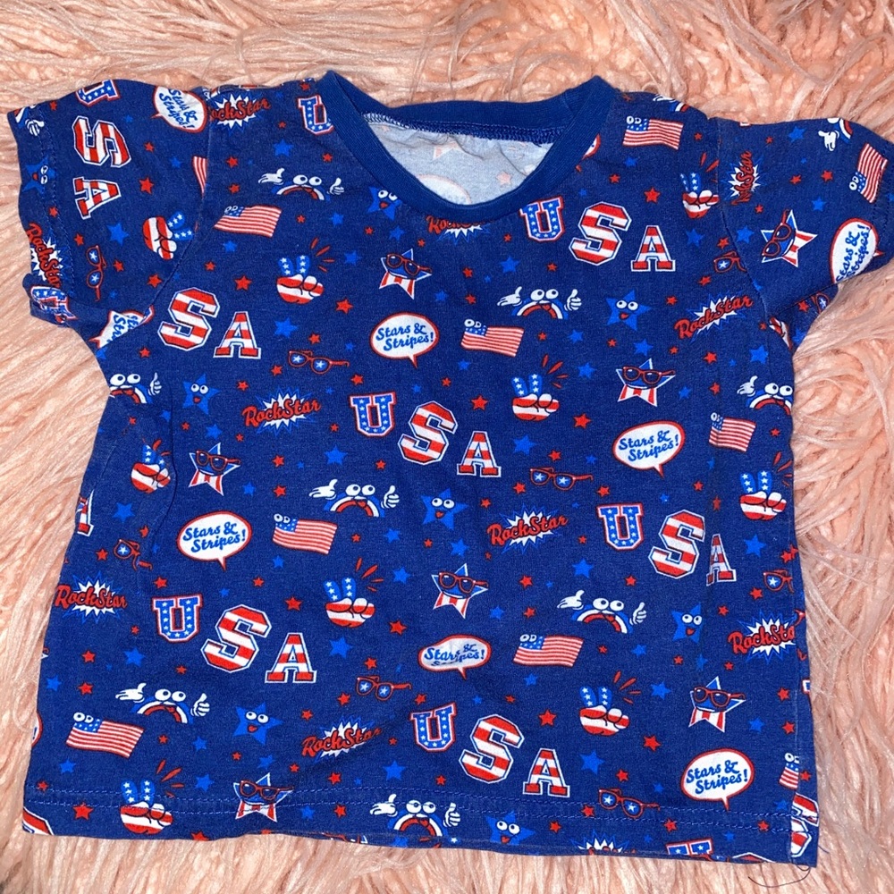 fourth of july tshirt - 2/3t